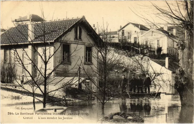 CPA Creteil L'eau invades les Jardins FRANCE (1338013)