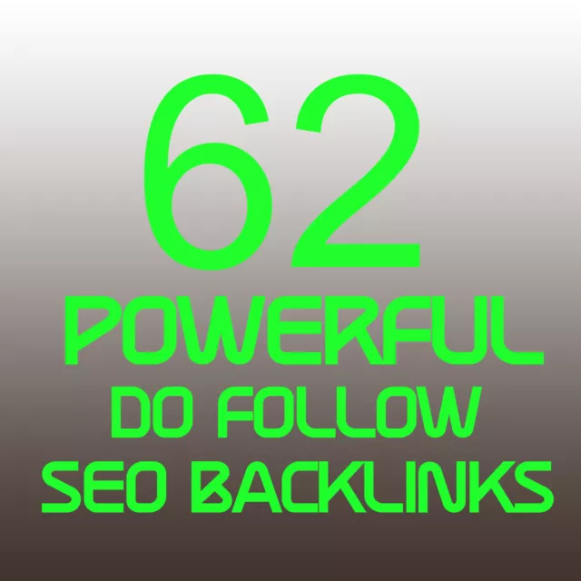 62 Powerful Dofollow Seo Backlinks Service - Powerful Backlink Seo Pr+