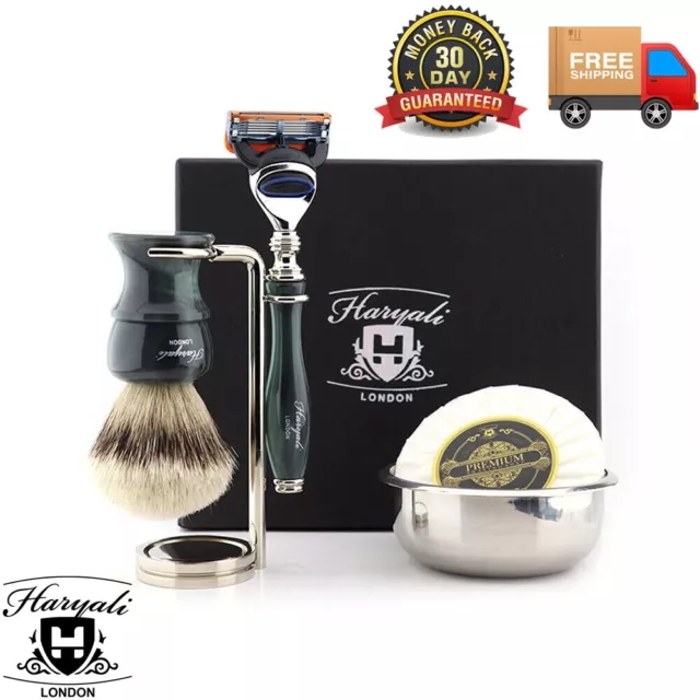 Vintage Mens Shaving Gift Set Hand Crafted Beard Grooming Kit for Mens Shave