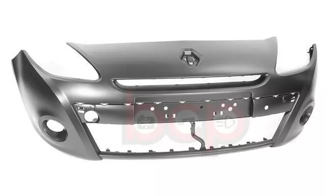 Renault Clio 2009 - 2012 Front Bumper 15" Wheels Only Primed No Pdc Or Wash Bump