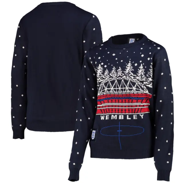 England Football Sweater Kid's (Size 4-5Y) Christmas Wembley Sweater - New