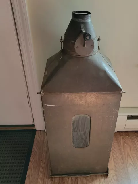 Large Metal Flour Bin With Sifter For Hoosier