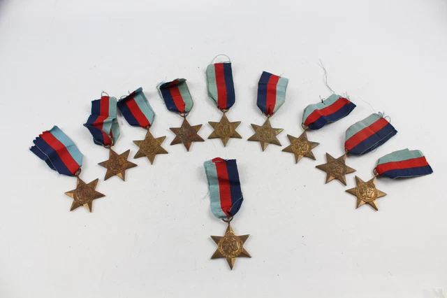 WW2 War Medals 1939-45 x 10