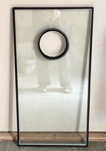 Double Glazed window glass sealed unit with 150 mm hole cutout