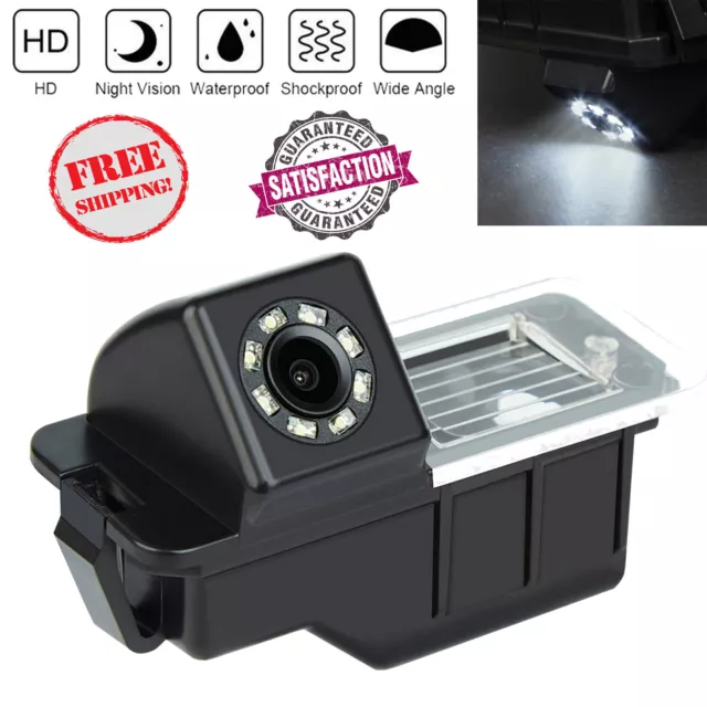 Direct Fit Car Backup Reverse Parking Camera 8 LED For Volkswagen VW GOLF MK6