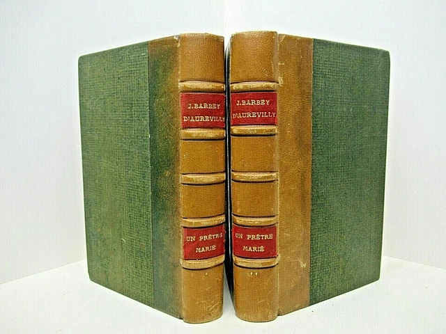 BARBEY D'AUREVILLY UN PRETRE MARIE 1890-1900 CATHOLICISME REVOLUTION Lemerre 2/2