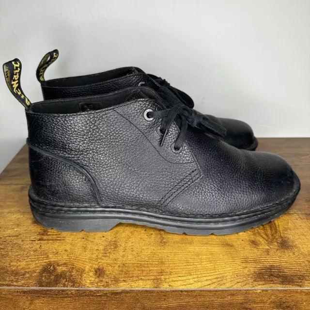 DR. DOC MARTENS Black Industrial Sussex Chukka Boots Slip Resistant ...