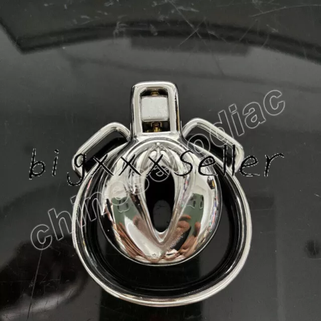 Stainless Steel Chastity Cage Lock Male Chastity Device Lockabe Rings Belt