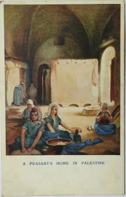 Old Postcard of A Peasant's Home In Palestine