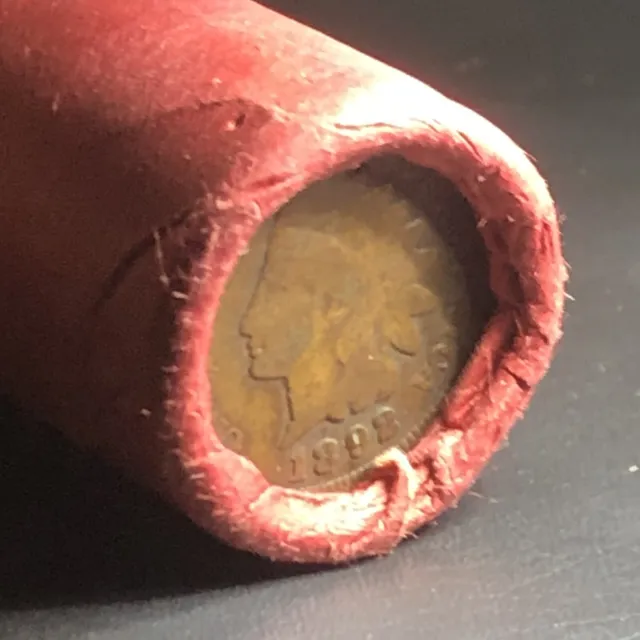 Sealed Shotgun Roll of Lincoln Cents 1909-Present with Wheat & Indian Head Penny