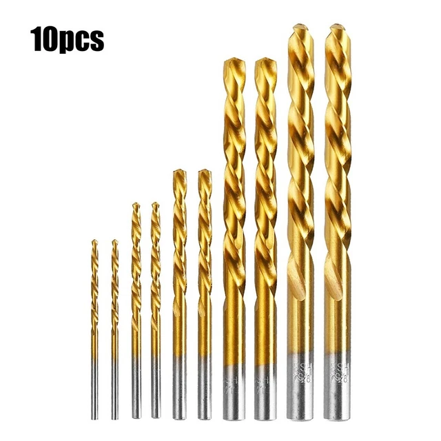Left Hand Drill Bits Drill Bits Way 10pcs/Set 3.2-8.7mm Drilling Durable