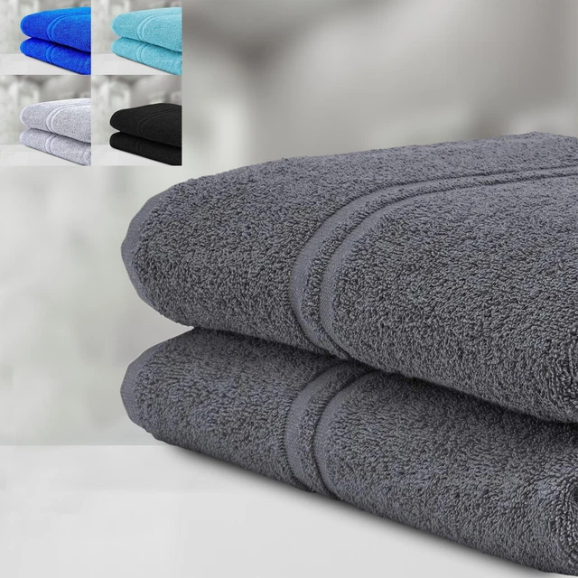 Jumbo Bath Sheets 500 GSM 100% Egyptian Cotton Towels Home Collection Set