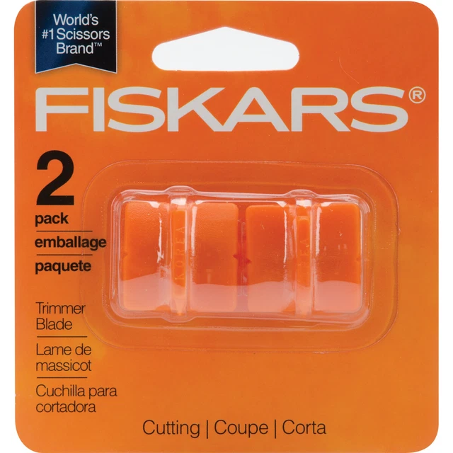 Fiskars Paper Trimmer Replacement Blades 2/Pkg-Straight, Style G (3Pk) Fiskars Paper Trimmer Replacement Blades 2/Pkg-Straight, Style G (3Pk)