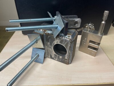 Container Locking Bars Extension CONTAINER NARROW LOCKING bars 10mm thick E Lock Box kit bolt\lock 94mm ...