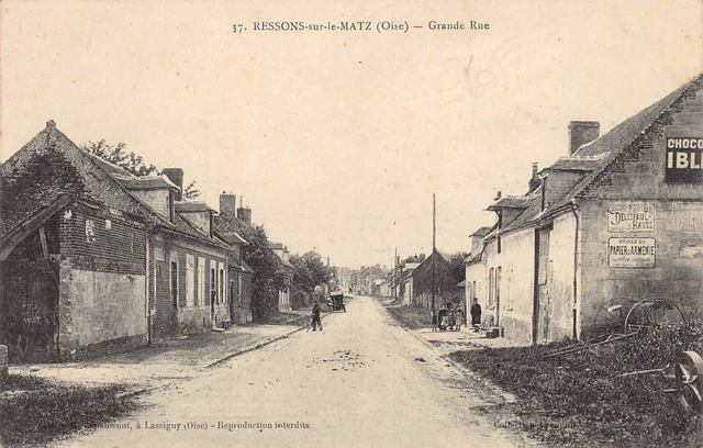 CPA Dept 60 Oise - Ressons sur le Matz Grande rue