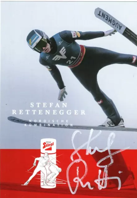 Nordische Kombination Autogrammkarte Stefan Rettenegger