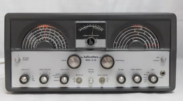 Hallicrafters SX-99 Shortwave Radio 8 Tube Very Good Condition Working