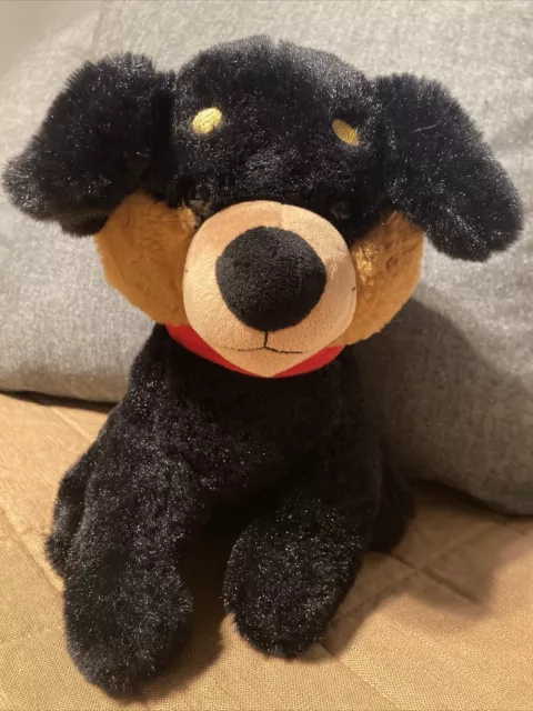 Kellytoy Rottweiler Plush Puppy Dog My Favorite Breed is Rescued RESCUE DOG Soft