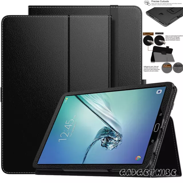 Premium Flip Smart Cover Case for Samsung Galaxy Tab S2 9.7" (2015) SM-T810 T815