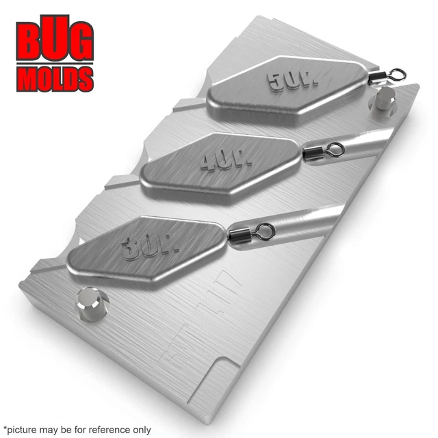 Stampo Affondatore A Palla Da Pesca Fai-da-te - 1/2 Oncia, 3