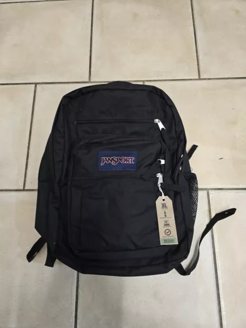 JanSport Cool Student Backpack 2,100 Cubic" Fits 15" Laptop Black