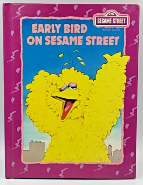 Big Bird Book EARLY BIRD on SESAME STREET Book Club Hardcover 1992 Vintage