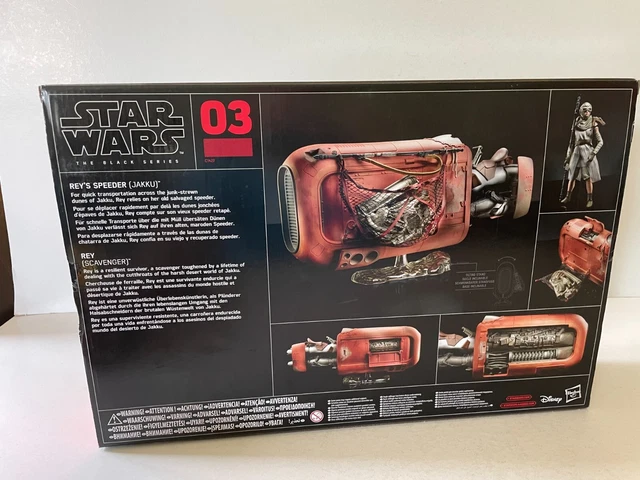 Star Wars The Black Series Rey's Speeder Neu + OVP 2