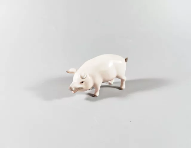 Herend, Pig Standing 3", Miniature Handpainted Porcelain Figurine ! (I072) 3