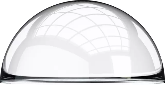 2 PACK Clear Solid Acrylic Half-sphere 2-1/2" Diameter