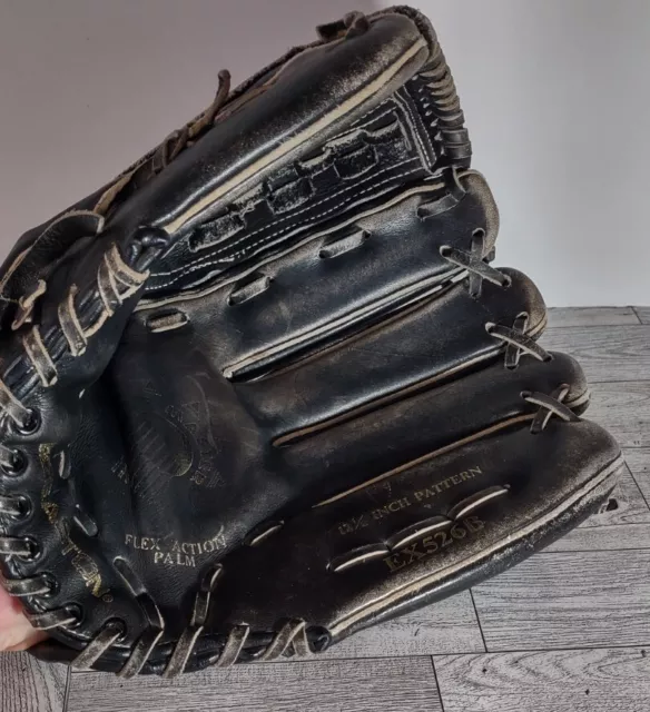 Easton Men's EX526B 12.5" Black Genuine Leather Baseball Glove Right Hand Throw