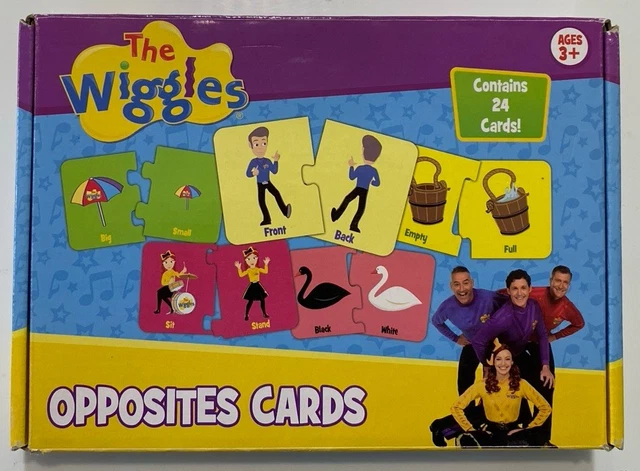 THE WIGGLES OPPOSITES Cards Game Wiggle Anthony Emma Lachy Simon ...