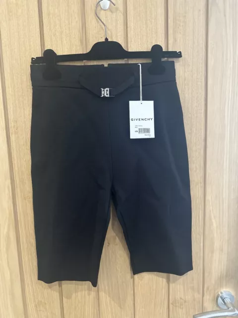 GIVENCHY Cropped Black Leggings Size Medium GENUINE RRP £1420 #Y1