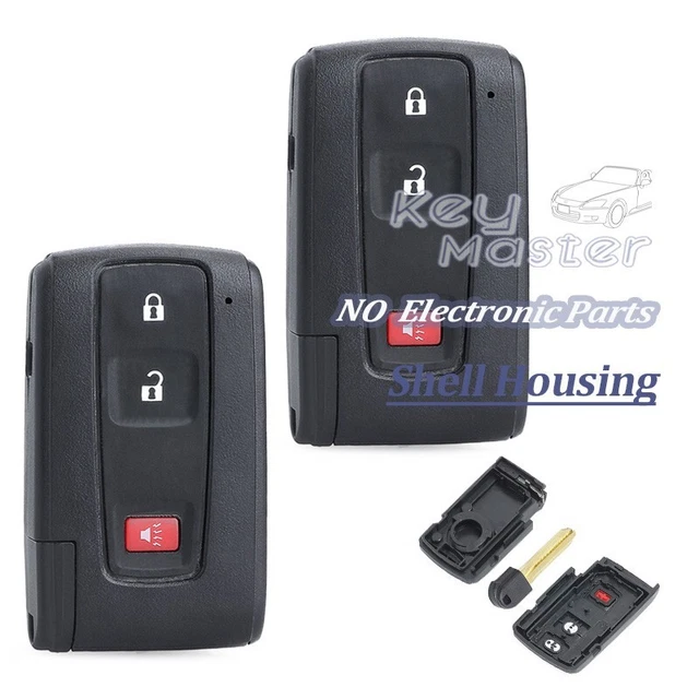 2 for Toyota Prius 2004-2009 Smart Remote Smart Key Shell Case MOZB21EG MOZB31EG