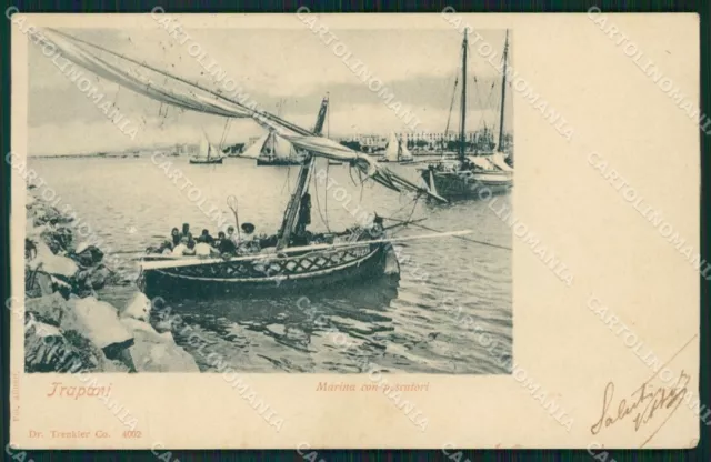 Fishermen's Town Drills Postcard Boats VK1889