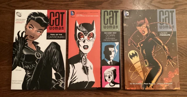 Catwoman 1 2 3 TPB LOT Ed Brubaker Darwyn Cooke COMPLETE RUN Batman DC Comics