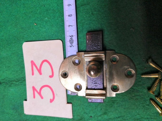 Lot De 15 Targettes Anciennes Et 10 Pontets - Quincaillerie Vintage Pour Porte, à Nettoyer