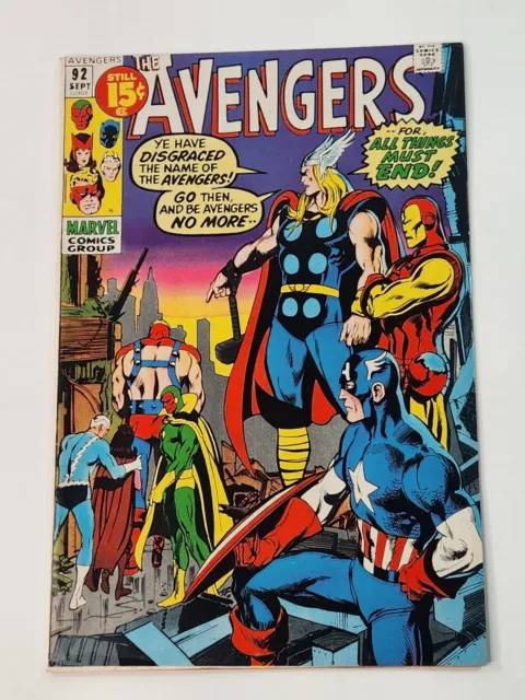 Avengers 92 Marvel Comics Kree-Skrull War Part 4 Early Bronze Age 1971