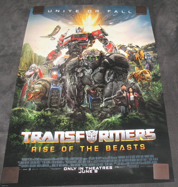 TRANSFORMERS RISE OF The Beasts Original Movie Theater Poster 27" x 40