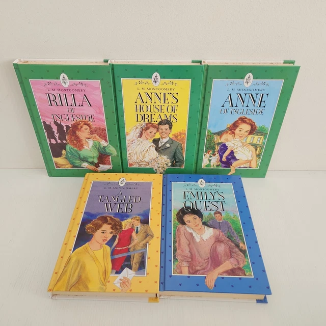 Anne of Green Gables x5 Book Bundle Paperback LM Montgomery Bulk Lot Vintage 80s