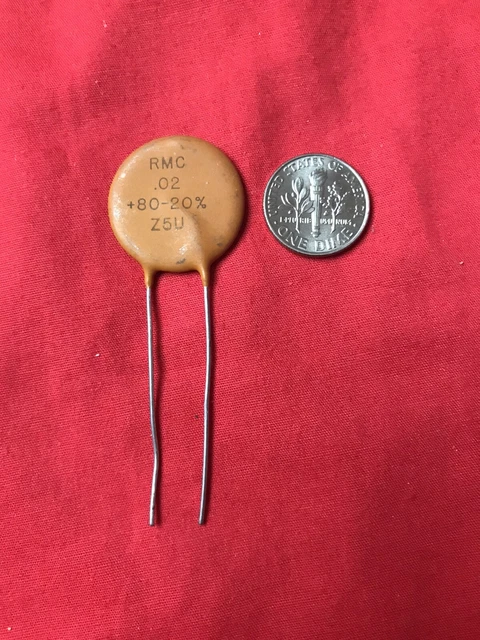 NOS CRL Centralab .02 UF 600V Ceramic Disc Capacitor – 1970s Vintage, Mexico