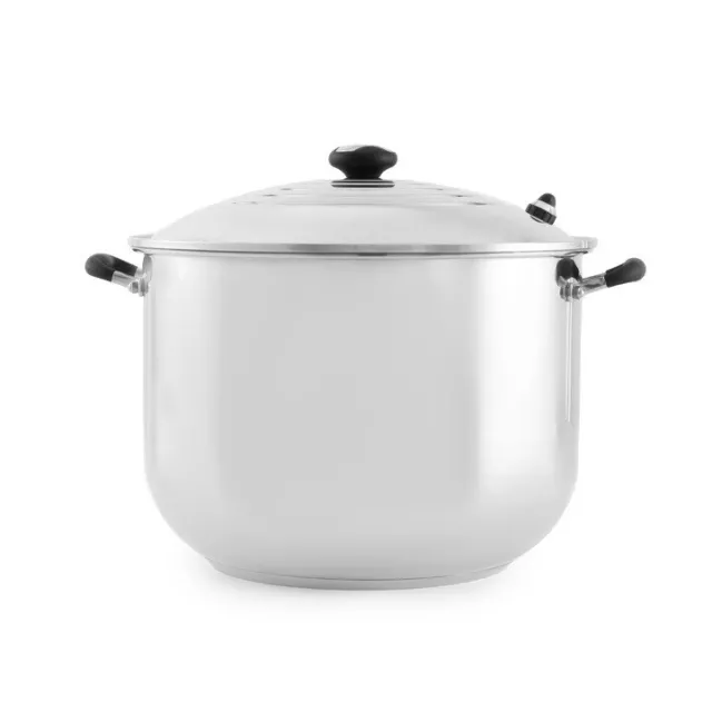 NEW Royal Prestige 30-Quart Stock Pot 9-Ply T-304 Surgical Stainless Steel