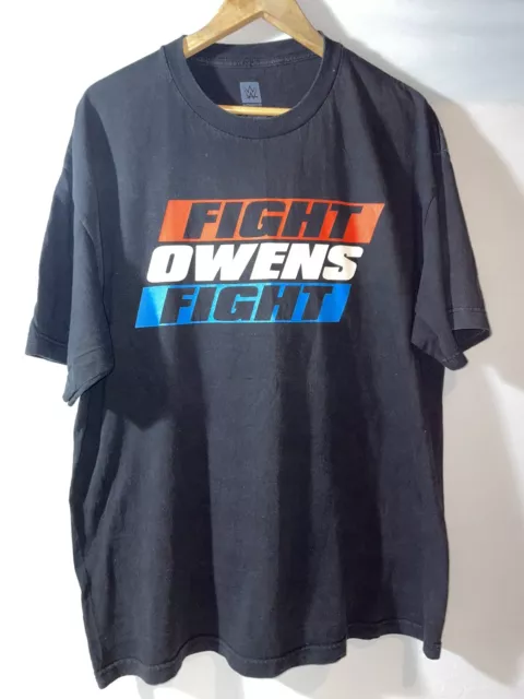 KEVIN OWENS-WWE-Fight Owens Fight-Mens Tshirt-Size XL-EUC