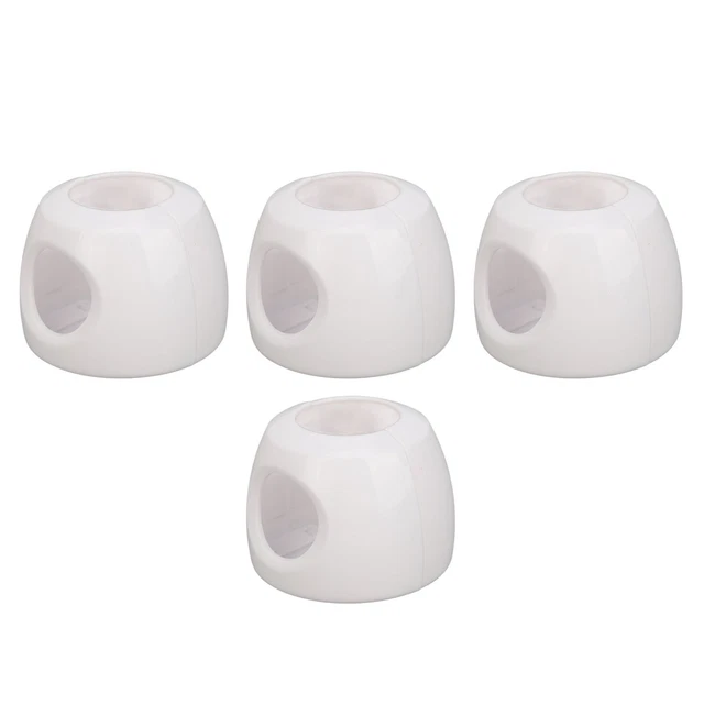 4 Set Child Proof Door Knob Covers For Elder Child Anti Collision ABS Round EJJ