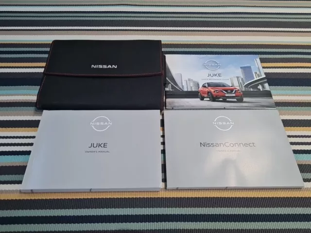 Genuine Nissan Juke Owners Manual Handbook With Wallet 2021-2024