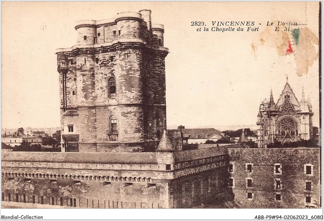 ABBP9-94-0808 - VINCENNES - le donjon et la chapelle du fort