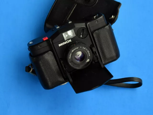 Cámara Minox 35 EL vintage. Cámara de trabajo con correa y estuche. SÓLIDO y LIMPIO.
