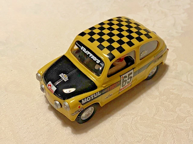 Scalextric Spanish 6511 Seat 600 Motul Yellow #65 Mint Unused