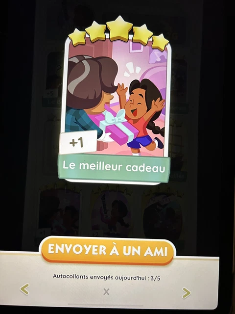 Carte Monopoly Go 🌟 4 étoiles OR - Édition "Panier Cozy" (Cozy Basket)