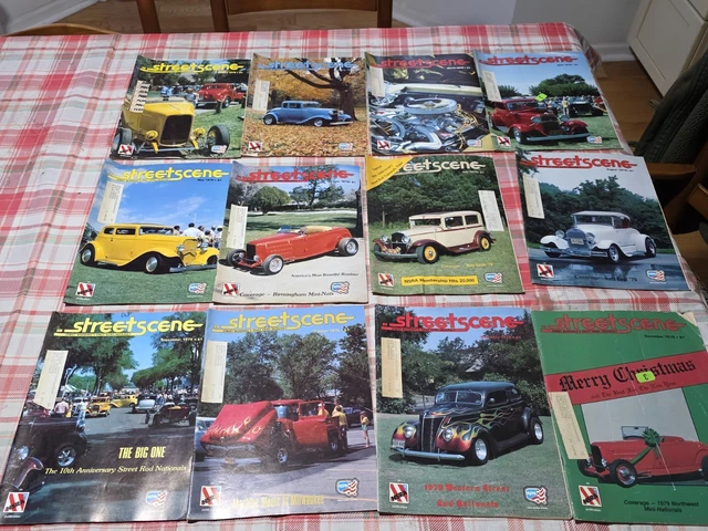 STREETSCENE MAGAZINE LOT 12 1979 Complete Year Custom Street Rodding ...