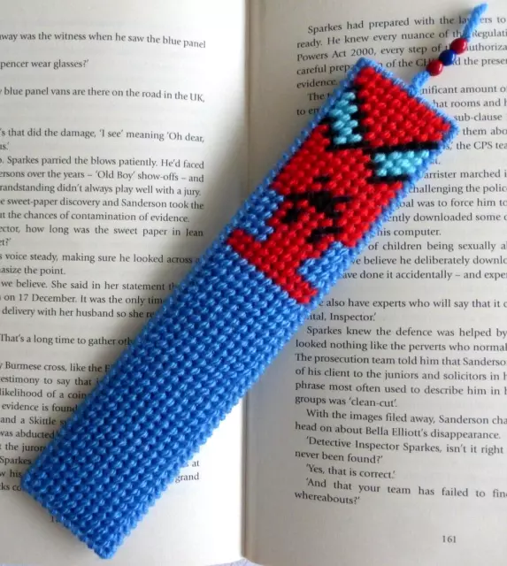 SPIDERMAN Superhero Marvel comic Handmade bookmark. Birthday, Book lover gift